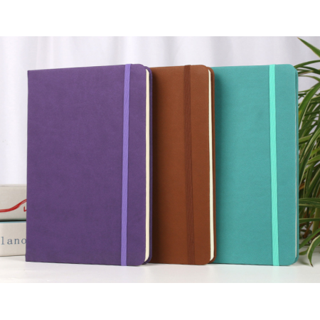 Wholesale Leather Journals Pu Leather Notebook Luxury Hard Cover Custom Logo 