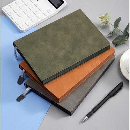 A5 PU Leather Notebook Book Printing Journal Diary Gift Set 