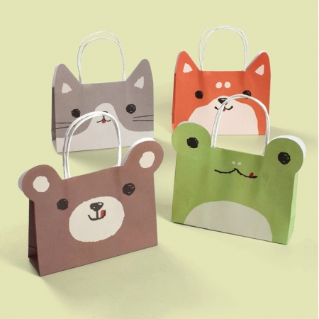 Printing Gift Packaging Craft Bag Recyclable Printed Logo For Kids 