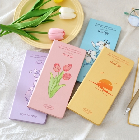 Custom Printed Journals A6 Pocket Notebook Flower Mini Notepads Bulk Manufacturer 