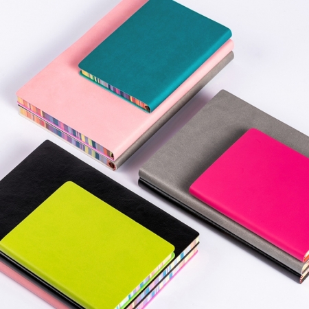 Premium Notepad Journal Book Printing Design Diary Colorful Spine 