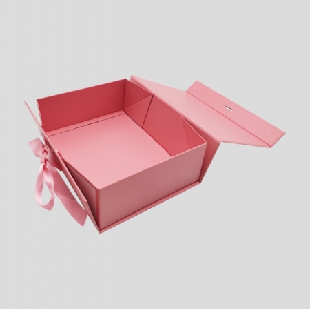 Collapsible Packaging Gift Box Custom Logo Folding With Ribbon Hot Luxury Magnetic 