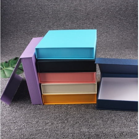 Magnetic Gift Box Packaging With Lid Jewelry Paper Boxes 