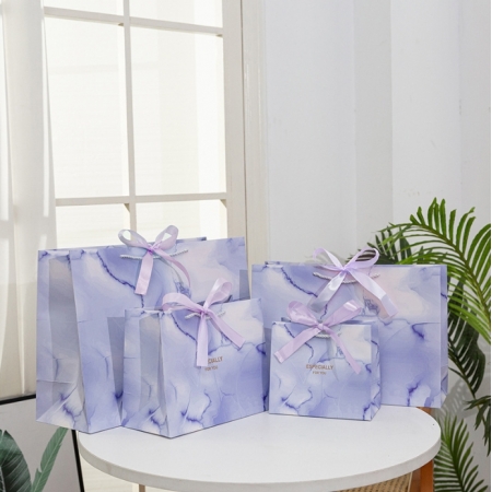 Luxury Shopping Paper Gift Bags With Your Own Logo Custom Packaging 