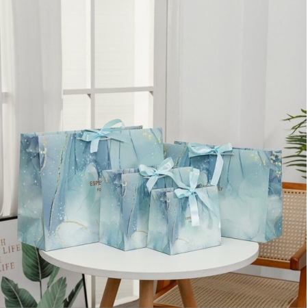 Luxury Shopping Paper Gift Bags With Your Own Logo Custom Packaging 