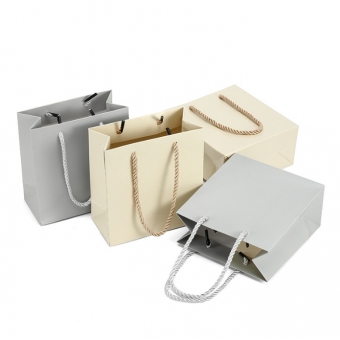 Paper bag with handle