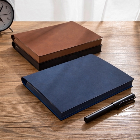 Luxury Vintage Sheepskin Notebook Leather Journal Custom Printing Notepad A5 