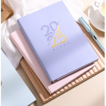 2025 Time And Date Planner A4 Diary Hardcover Notebooks A5 Leather Journal 