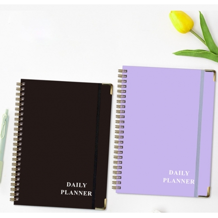 Spiral Agenda Planner Journal Notebook Diary A5 Luxury Set 