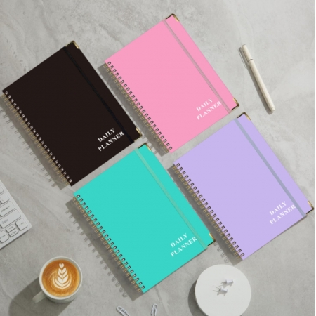 Spiral Agenda Planner Journal Notebook Diary A5 Luxury Set 