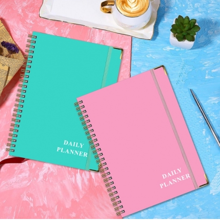 Spiral Agenda Planner Journal Notebook Diary A5 Luxury Set 