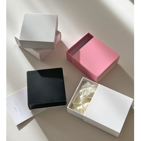 Jewelry Packaging Box With Logo Gift Paper Slide Out Drawer Box 