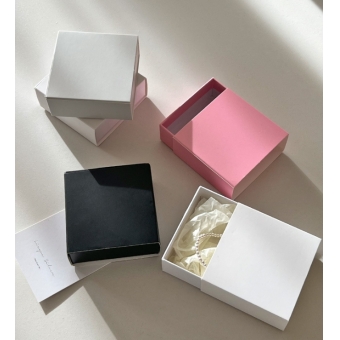  Drawer Box Packaging With Ribbon