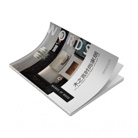 Custom Brochure Holders Printing Paper Catalogue Board Book Printing 