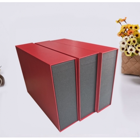 Custom Paper Box Packaging Folding Magnetic Gift Book Shape Box 