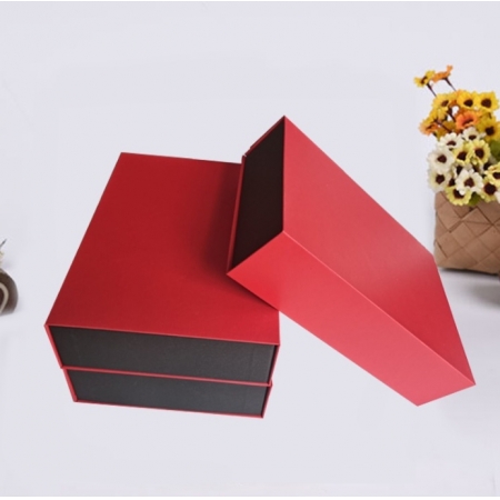 Custom Paper Box Packaging Folding Magnetic Gift Book Shape Box 