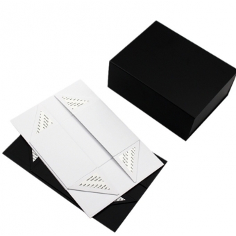 Custom Folding Magnetic Gift Box Packaging Rigid Fold Collapsible Closure Huake Printing