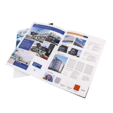 Custom Paper Printing Pamphlet Trifold Brochure Booklet Service Luxury Catalogue Brand 