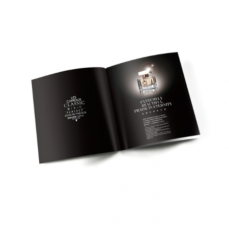 Custom Paper Printing Pamphlet Trifold Brochure Booklet Service Luxury Catalogue Brand 