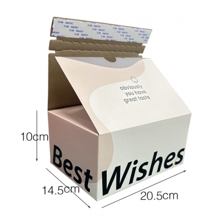 Corrugated Shipping Packaging Laminated E Flute Box Clothing Mailer Box 