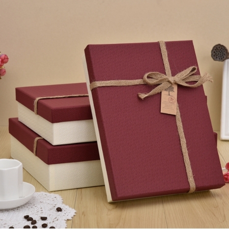 Custom Gift Boxes Paper Gifts Cardboard Packaging Base and Lid Wholesale 